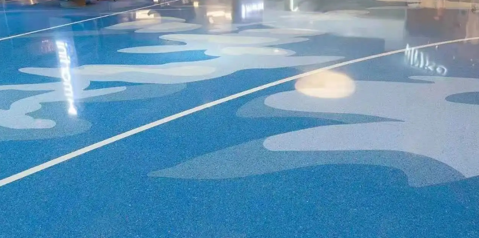 Why are more and more places starting to use epoxy colored sand flooring?